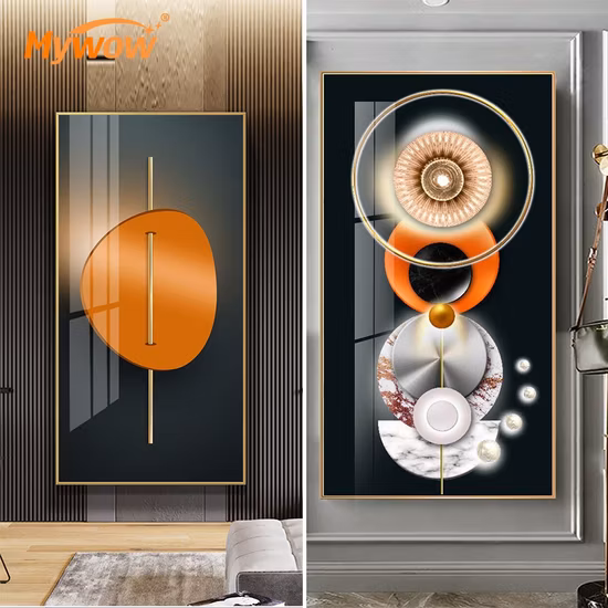 Bamboo & Wooden & Aluminium Post-Modern Wall Mural