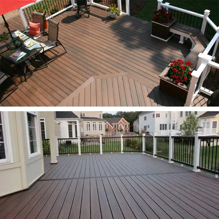 Outdoor Bamboo Laminate Synthetic Wood Plastic Composite Decking 139*23mm