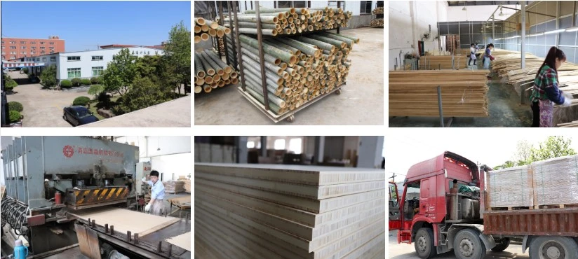 3/4 Natural Bmaboo Plywood High Quality Bamboo Panel No Holes