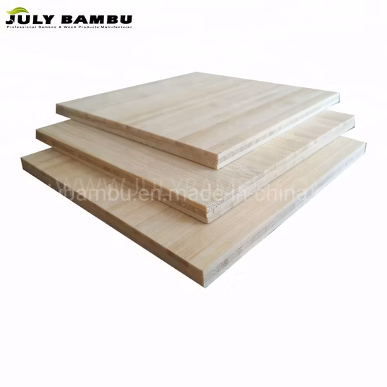 Обычно тонкая трехслойная бамбуковая фанерная доска натуральных цветов для внутренней отделки.
